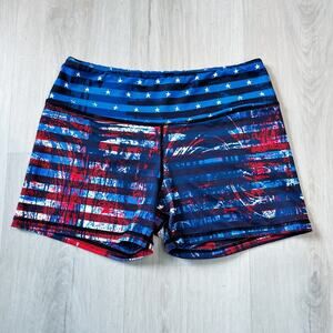 IAB stars & stripes booty shorts size small EUC